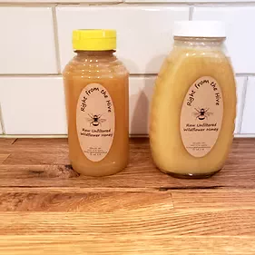 1lb. Jar Raw Unfiltered Honey