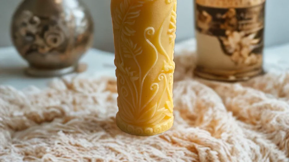Rustic Fern Pillar