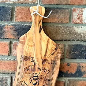 Sweet Honey Olive Wood Cutting Board