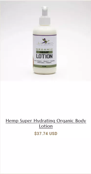 Hemp Super Hydrating Organic Body Lotion