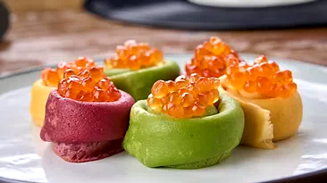 Blinchiki with Caviar