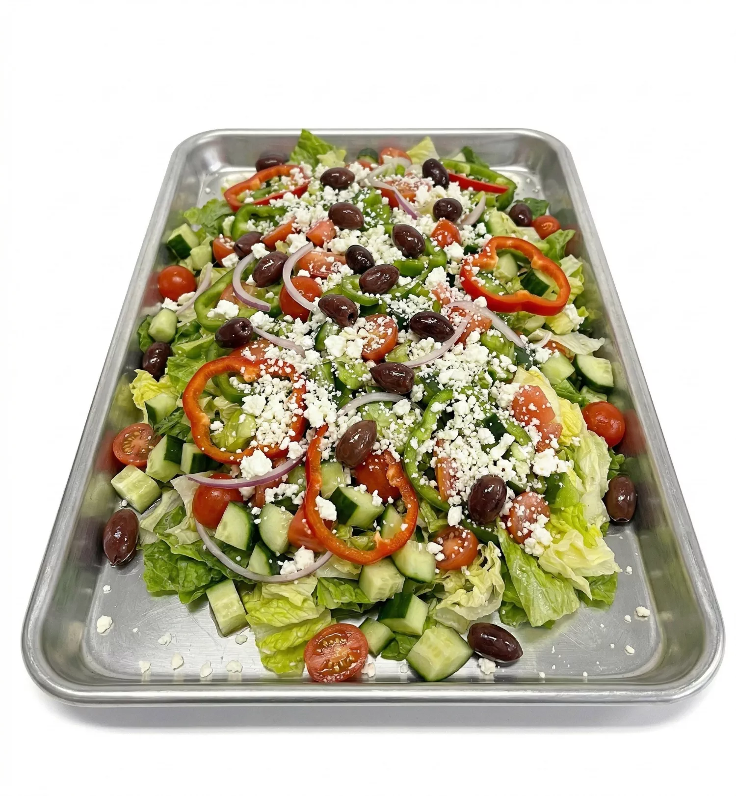Greek or Caesar Salad Tray (8 servings)